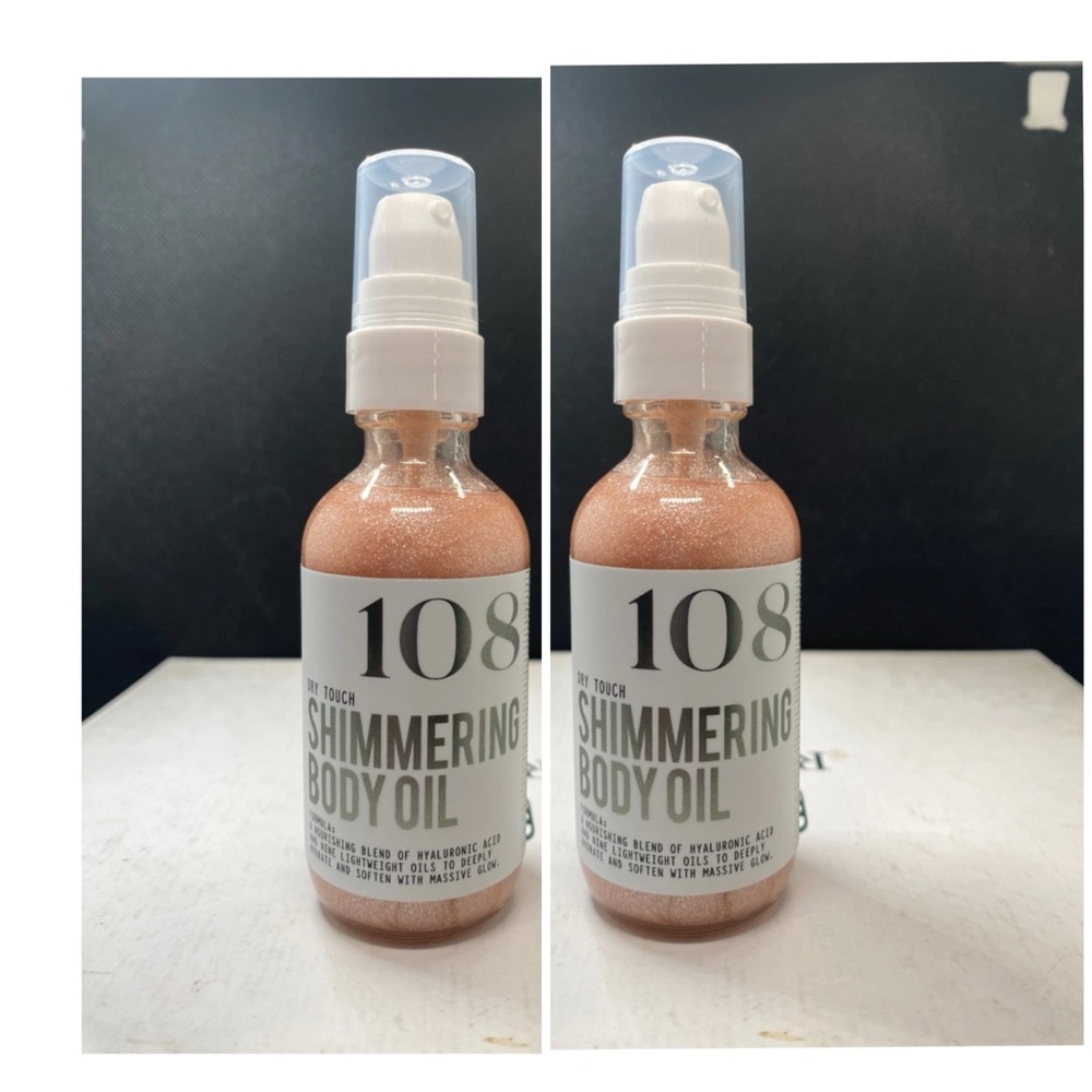 MIIM.MIIC Dry Touch Shimmering Body Oil 108 Warm Vanilla Syrup 2 oz  Lot Of 2